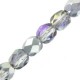 Czech Fire polished faceted glass beads 4mm Crystal vitrail light